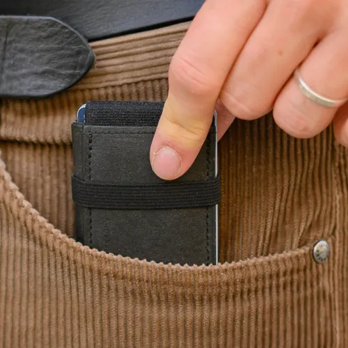 Kompakt und Handlich - Das perfekte Mini Portemonnaie für jede Hosentasche und kleine Tasche.